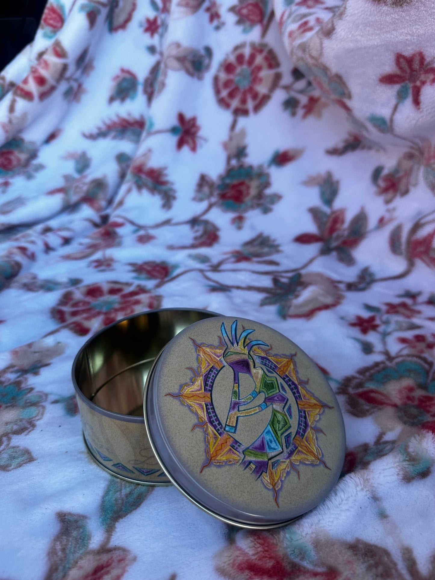 Thirsty stone tin coaster hoalder