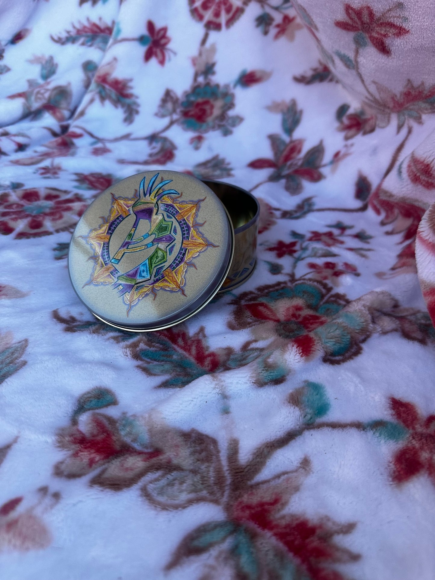 Thirsty stone tin coaster hoalder